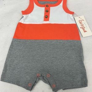 NEW!!! Cat & jack new romper boy baby sz 0-3 mos